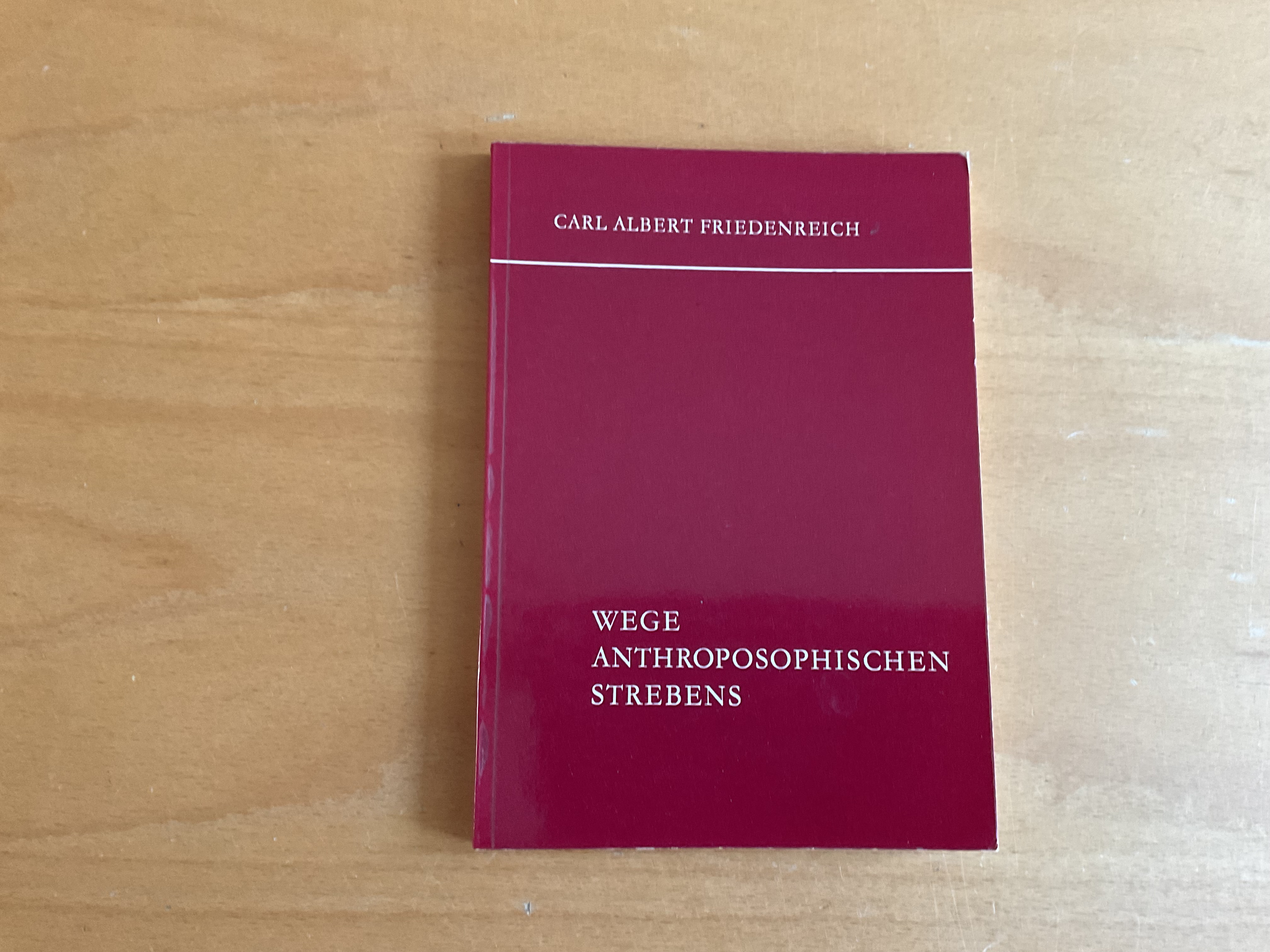 Wege anthroposophischen Strebens - C.A. Friedenreich