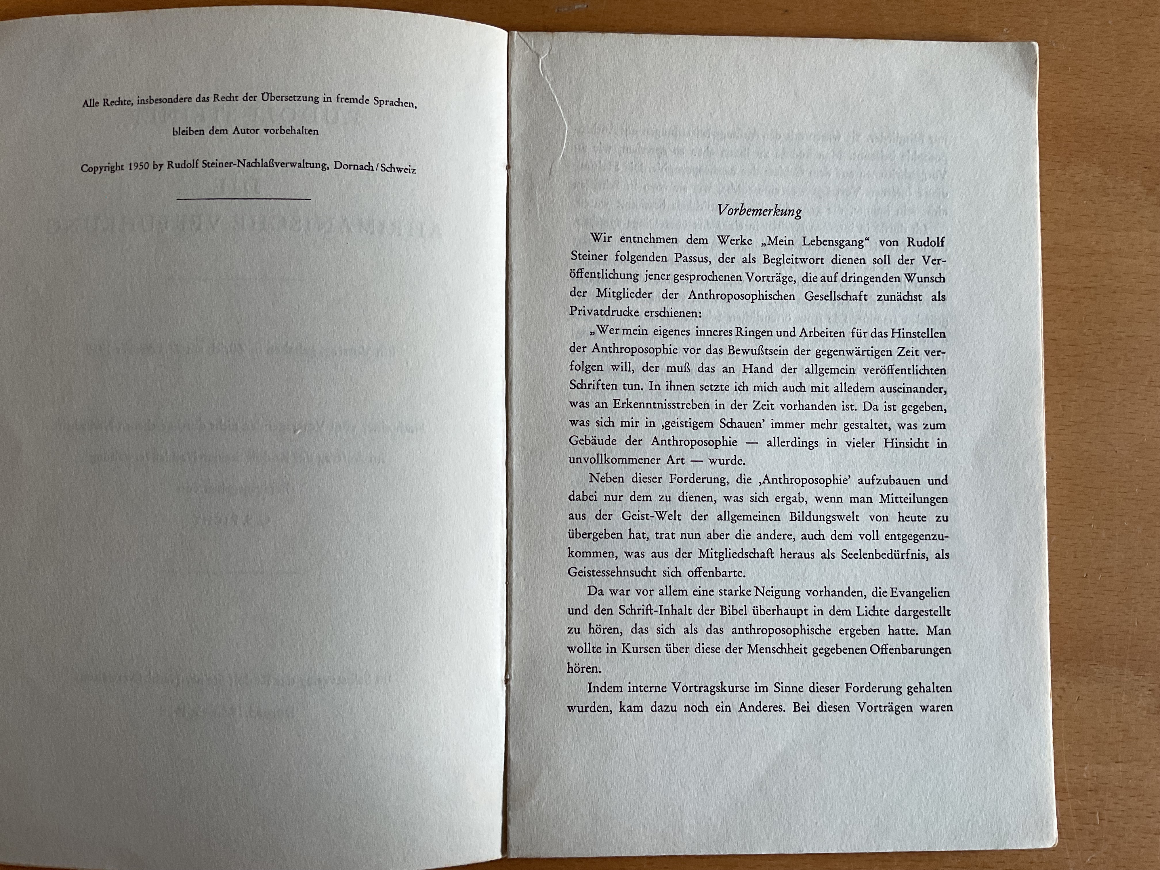 Die ahrimanische Verführung - R. Steiner