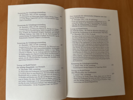 Die Weihnachtstagung zur Begründung der Allgemeinen Anthroposophischen Gesellschaft 1923/1924 - R. Steiner