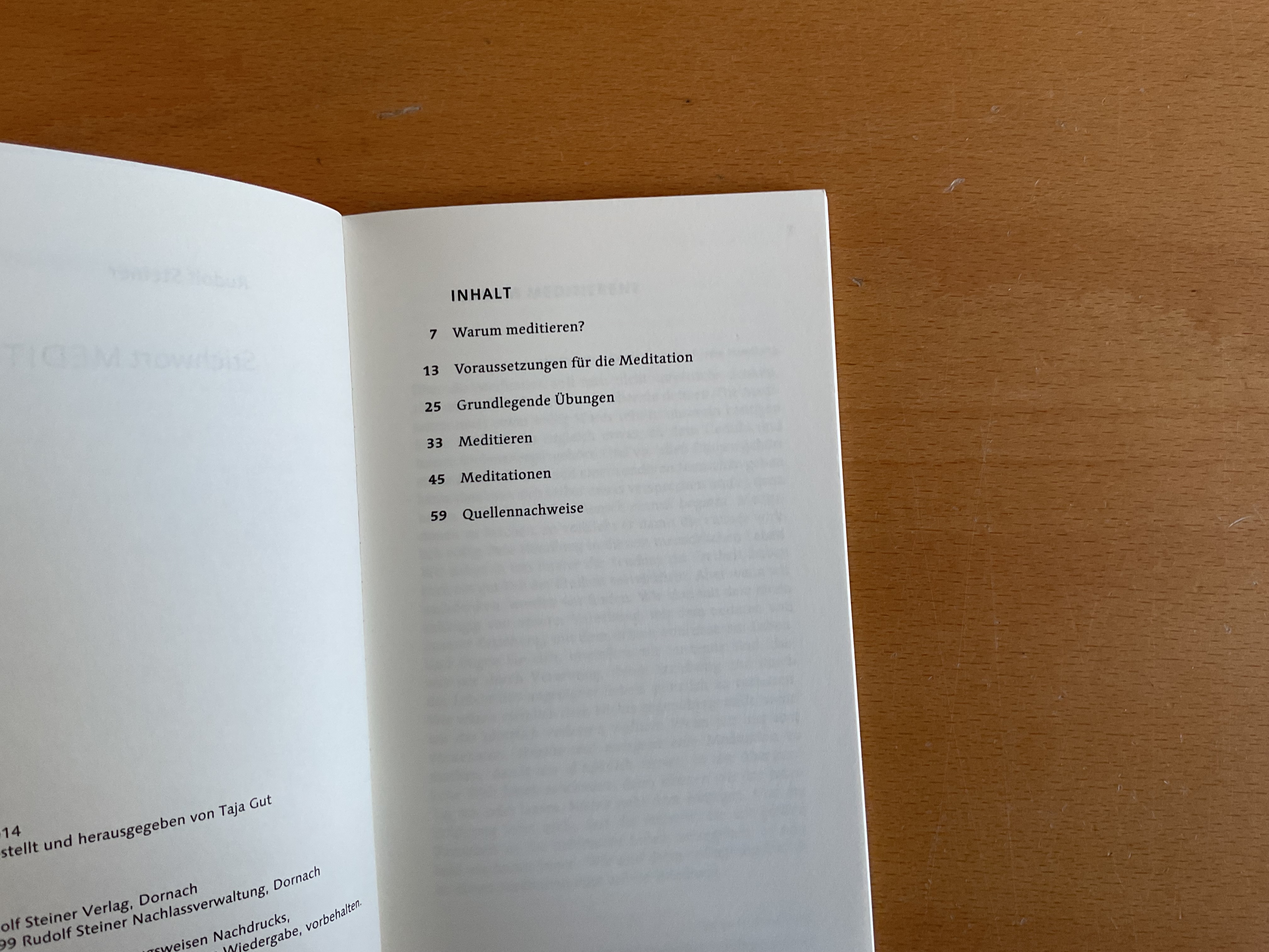 Stichwort Meditation - R. Steiner