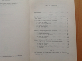 The relation of revelation and reason in E. Brunner and H. Bavinck - E.P. Heideman