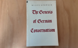 The Genesis of German Conservatism - K. Epstein