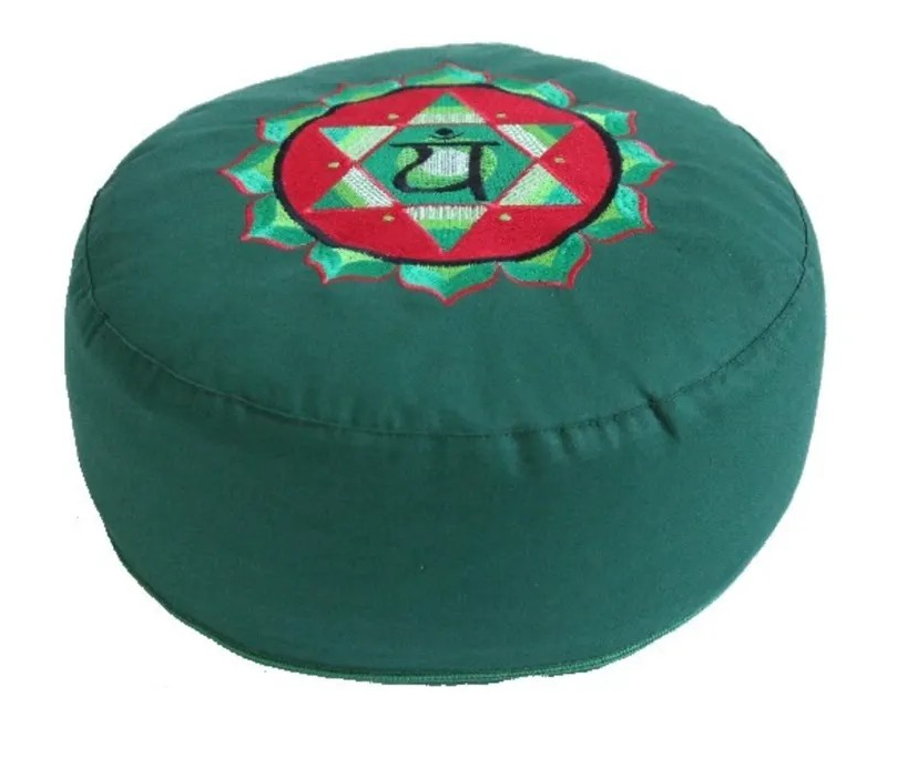 Meditatie kussen Groen 4de Chakra