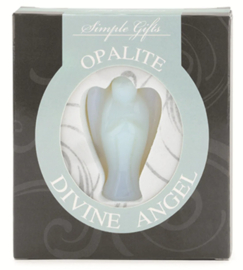 Opaliet engel 5 cm