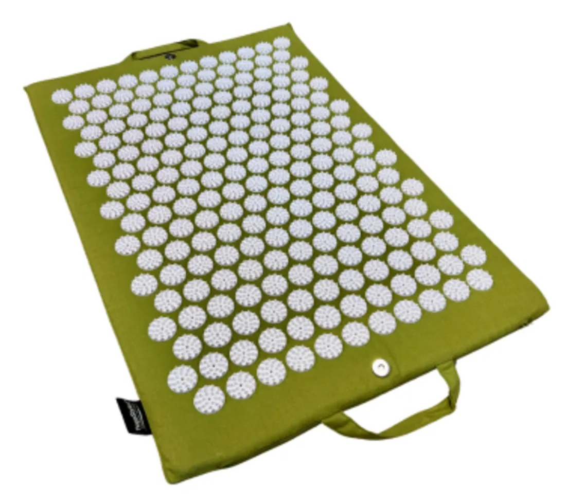 Spijkermat / Acupressuur mat olijfgroen