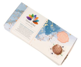Rozenkwarts meditatie oogkussen Yoga Gems