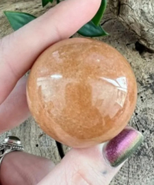 Aventurijn oranje edelsteen bol 40 mm