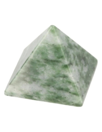 Jade Serpentijn edelsteen piramide 25 mm