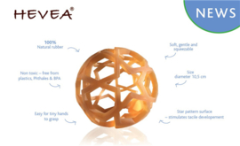 STAR BALL - SPEELBAL VAN NATUUR RUBBER VOOR BABY