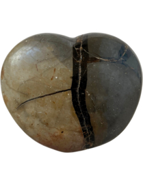Septarie wild hart uit Madagaskar, weegt 755 gram  10 cm groot