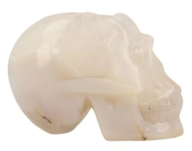 Agaat schedel gekristalliseerd