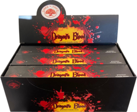 Green Tree Dragon's Blood wierook - doos van 12 pakjes .