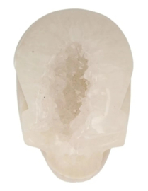 Agaat schedel gekristalliseerd