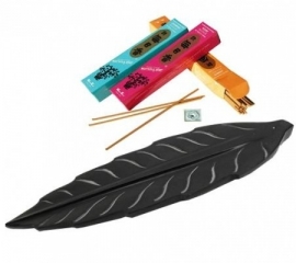 wierook brander blad zwart