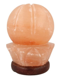 Zoutsteen lamp lotus incl. elektra Quantity