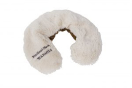 Nekwarmer Beige met uitneembare vulling