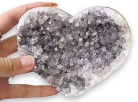 Amethist hart cluster