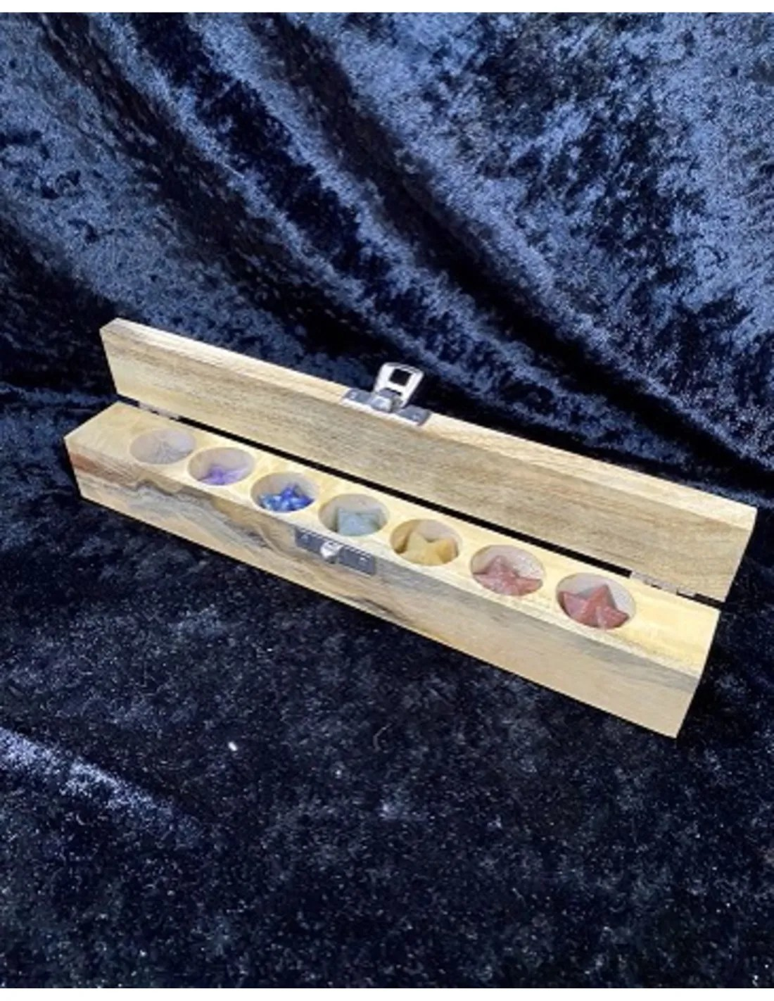 Chakra merkabah set in houten doosje