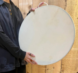 Ocean Drum 50 cm - effen - wit