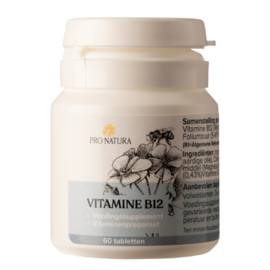 Pro natura Vitamine B12 60 zuigtabl.