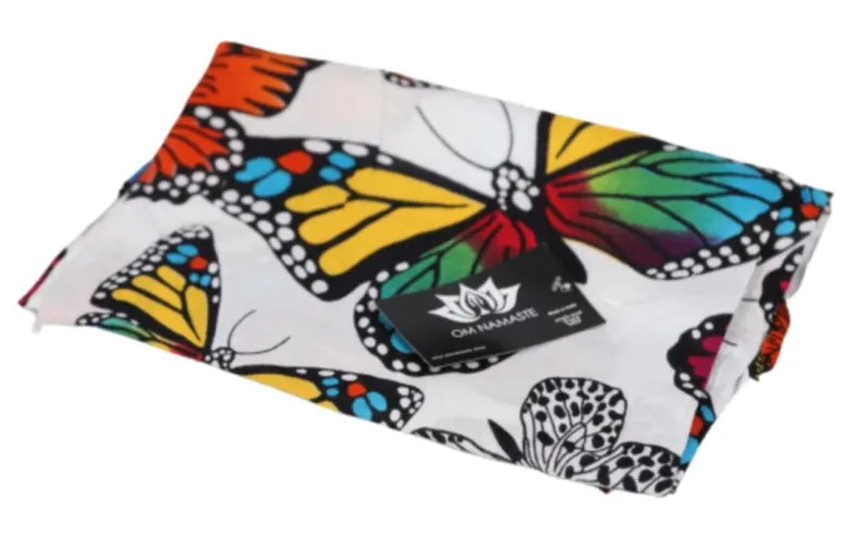 Sarong  - vlinders - wit
