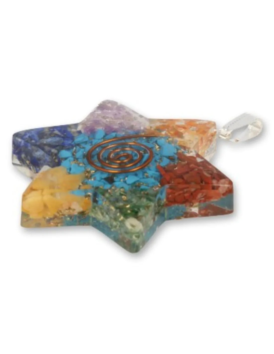 Orgonite Chakra ster hanger