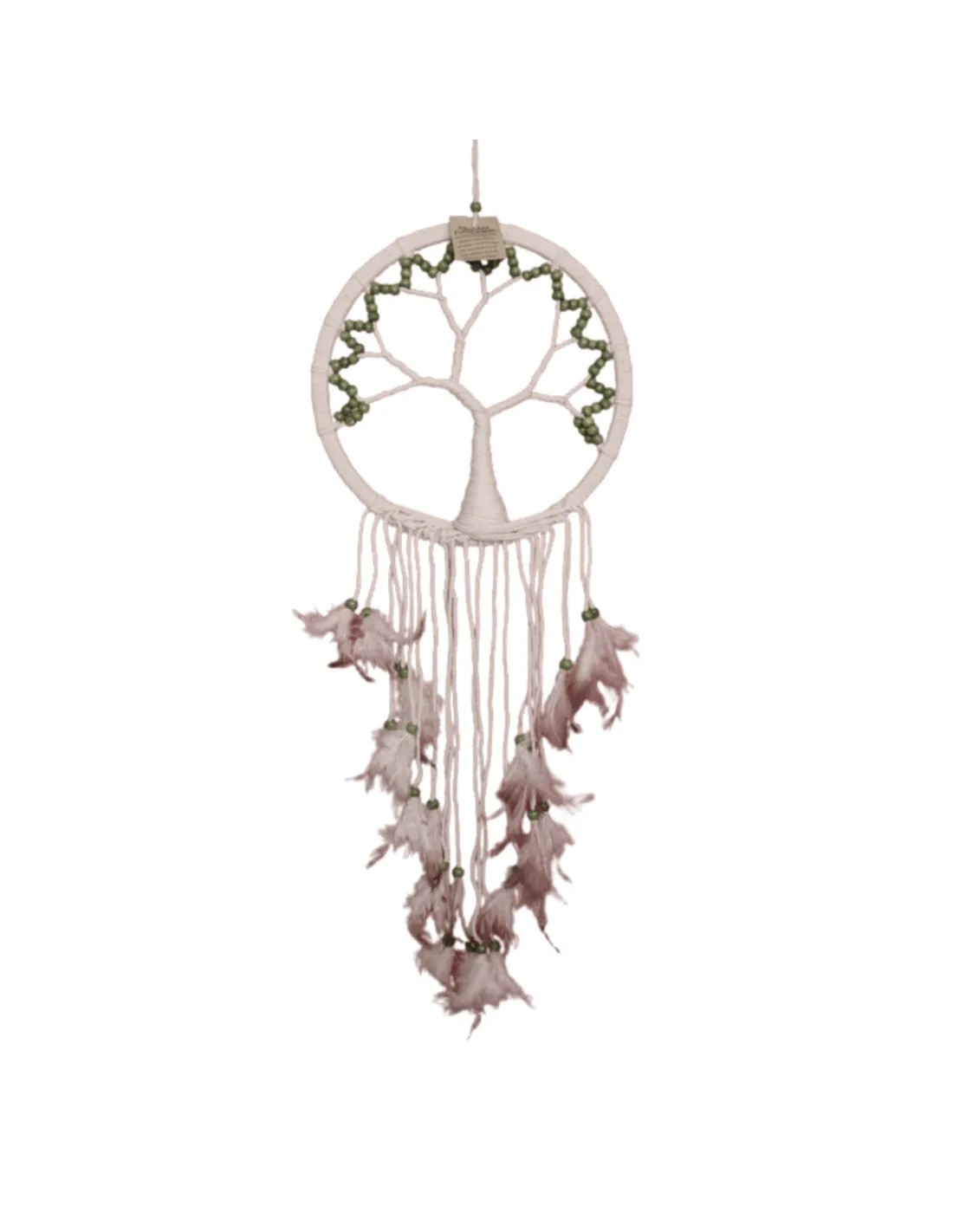 Dromenvanger Tree of life 30 cm groene kralen