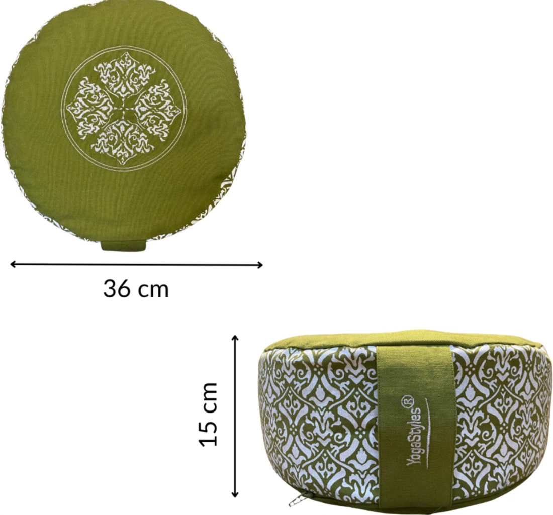 Meditatie kussen Design Groen XL