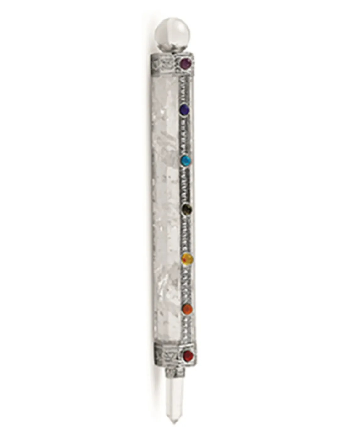 Chakra healing wand Bergkristal