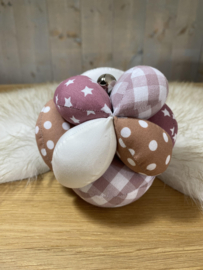 Stoffen bal oud rose en beige