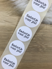 Kadosticker Kadootje voor jou