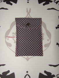 Telefoonhoesje grijs en rose
