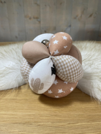 Stoffen bal beige