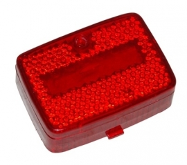 Achterlichtglas klein model ulo rood