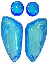 Knipperlichtglas set blauw Aerox tot 2002 Dmp
