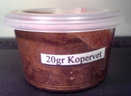 Kleintje kopervet 20 gr