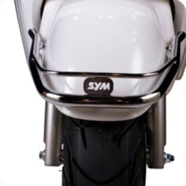 Sym Fiddle v-spatbordbeugel chroom+Sym logo origineel
