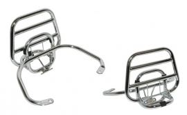 Vespa LX touring achter klapdrager chroom Dmp