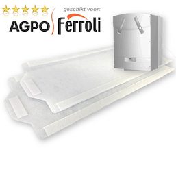 5 sets FijnFilters voor Agpo Ferroli HR OptiFor 350 - DOOSVOORDEEL