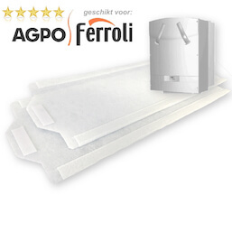 100 sets WTW filters voor Agpo Ferroli HR OptiFor - VVE VOORDEEL