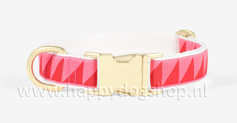 Hondenhalsband Nice Grill – Ruby x Hot Pink Maat S