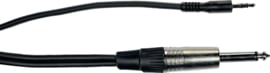 Yellow Cable -Jack male stereo 3,5/jack mono 6,35/3m
