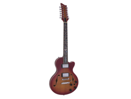 DIMAVERY LP-612 E-gitaar, gevlamde sunburst