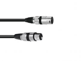 OMNITRONIC - XLR cable - 3pin - 0.2m