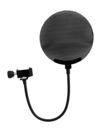 OMNITRONIC Microfoon-Pop Filter metaal, zwart