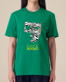 Kantjeboord Lifestyle ‘Zebra Mask’ Medium Fit T-Shirt - Green/Yellow Accent
