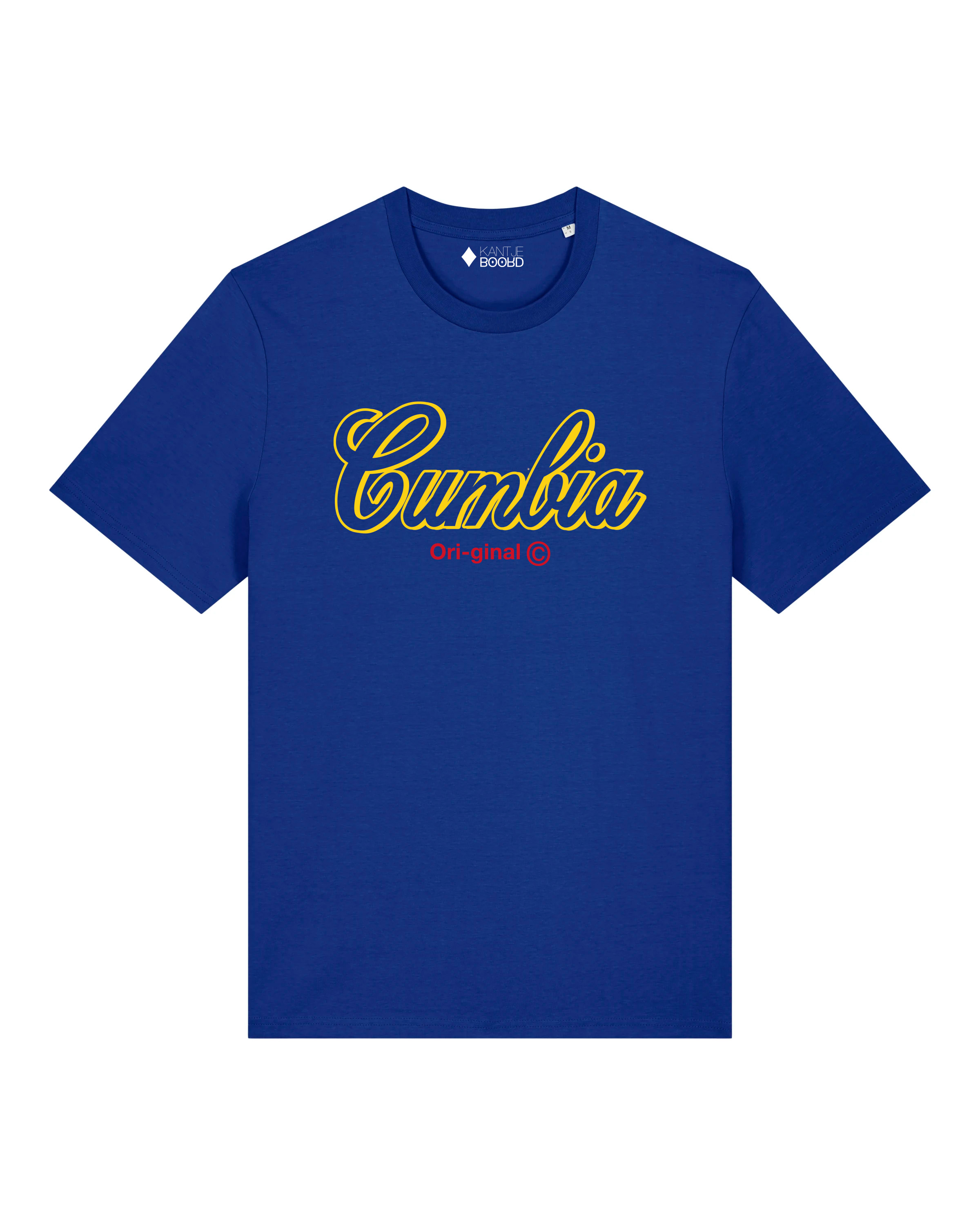 Cumbia Medium Fit T-shirt (Yellow Gold/Red/Blue)