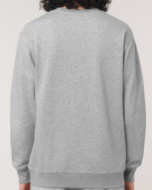 Shine On Medium Fit Sweatshirt (White/Heather Grey)