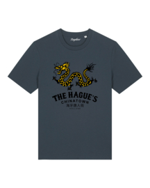 The Hague's Chinatown Medium Fit T-shirt (Yellow Gold/Black/Ink)