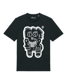 MrMonk Mogy Medium Fit T-shirt (White/Black)